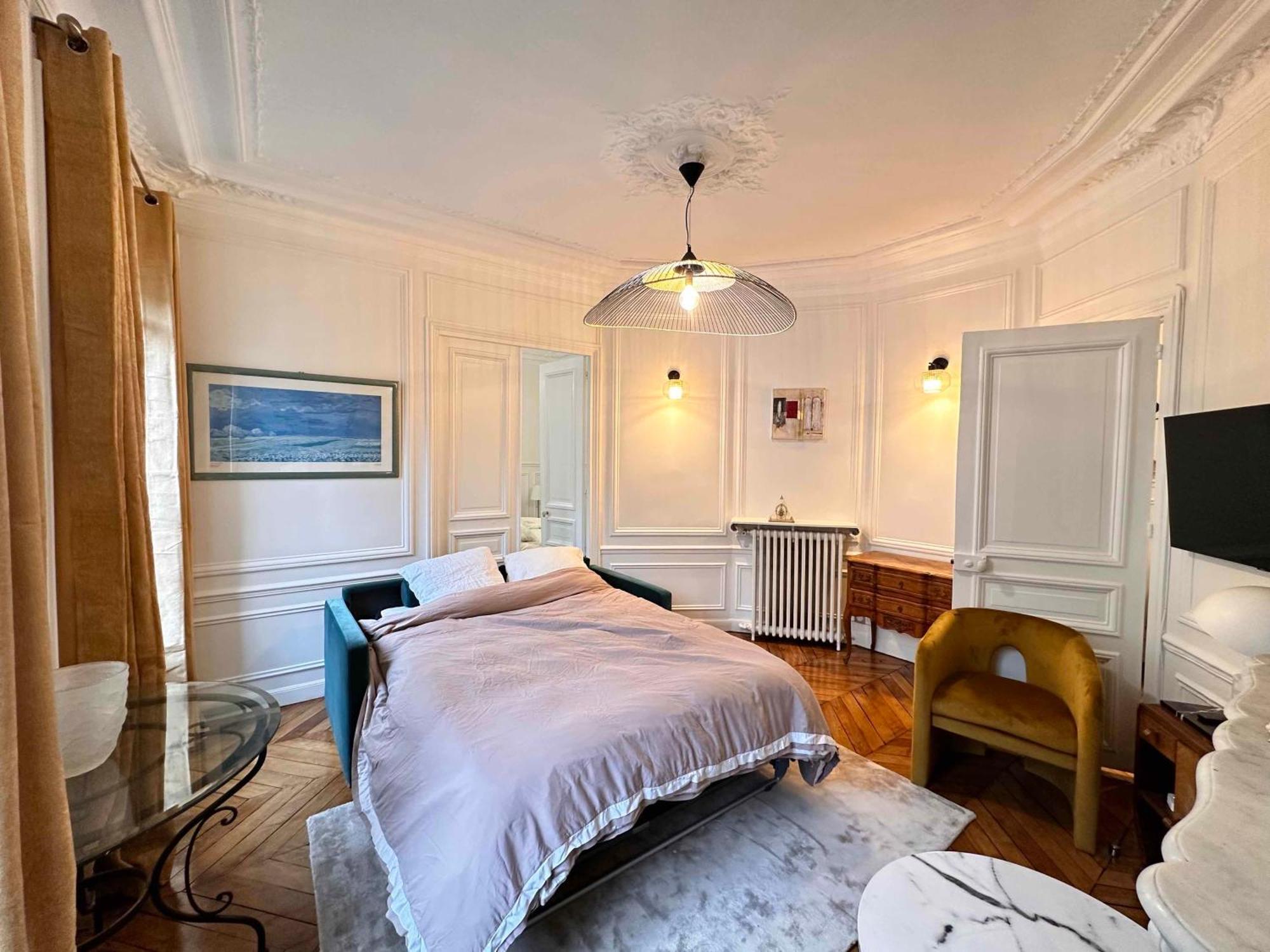Charming 4-Room Flat Near Eiffel Tower-8People-2 Bedrooms Parigi Esterno foto